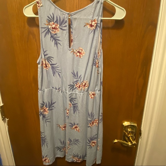Blue Floral Xhilaration Sundress/Coverup - Picture 2 of 3
